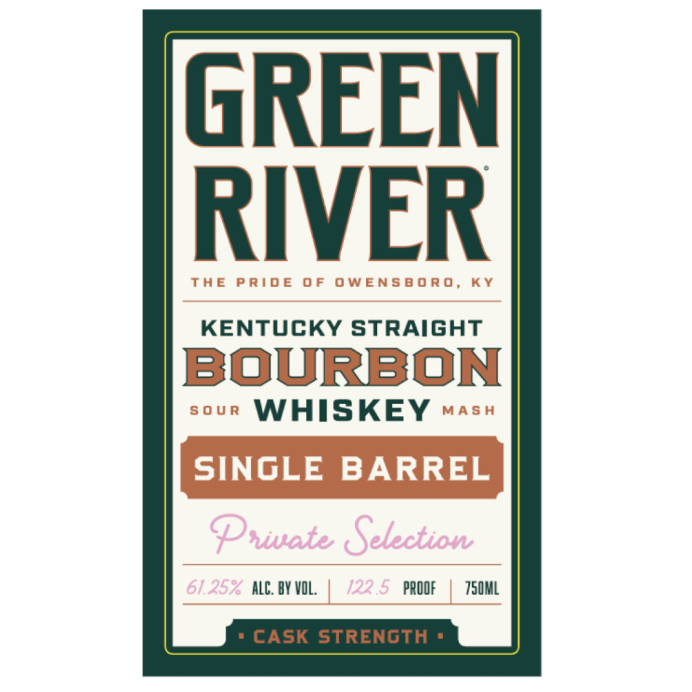 Buy Green River Cask Strength Single Barrel Bourbon Online -Craft City