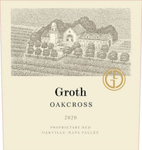 Buy Groth Oakcross Proprietary Red Oakville 2020 750ML Online -Craft City