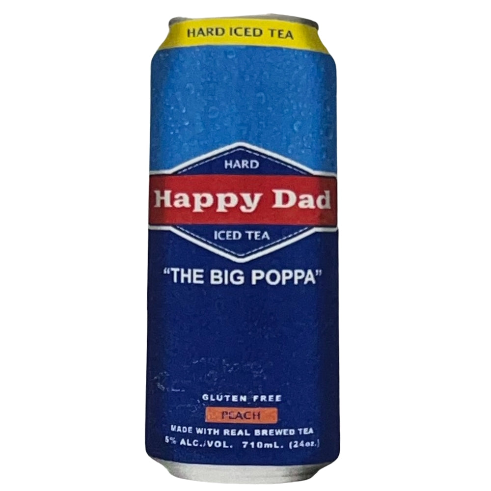 Buy Happy Dad Hard Iced Tea úThe Big Poppaù Peach 24oz Can Online -Craft City