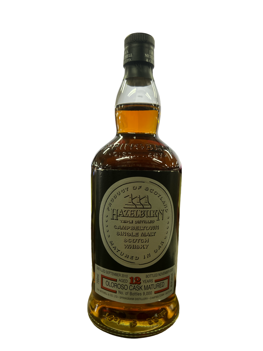 Buy Hazelburn Sherry Wood 12 Year Old Oloroso Cask Matured Scotch Whisky Online -Craft City
