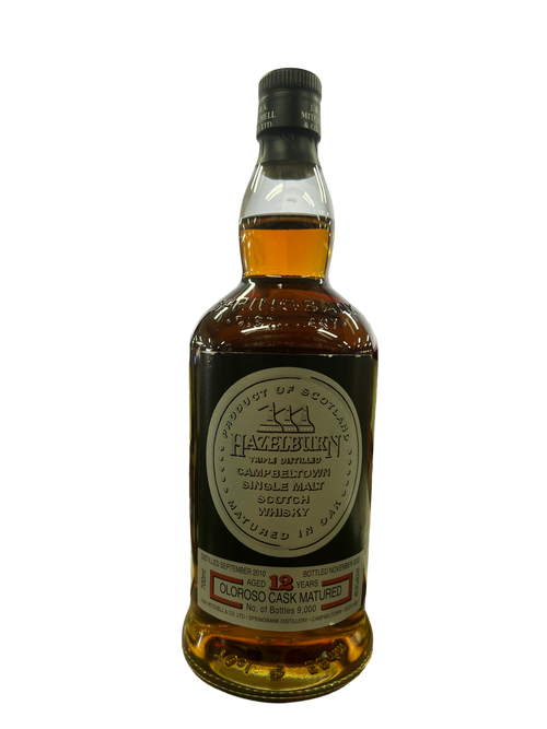 Buy Hazelburn Sherry Wood 12 Year Old Oloroso Cask Matured Scotch Whisky Online -Craft City