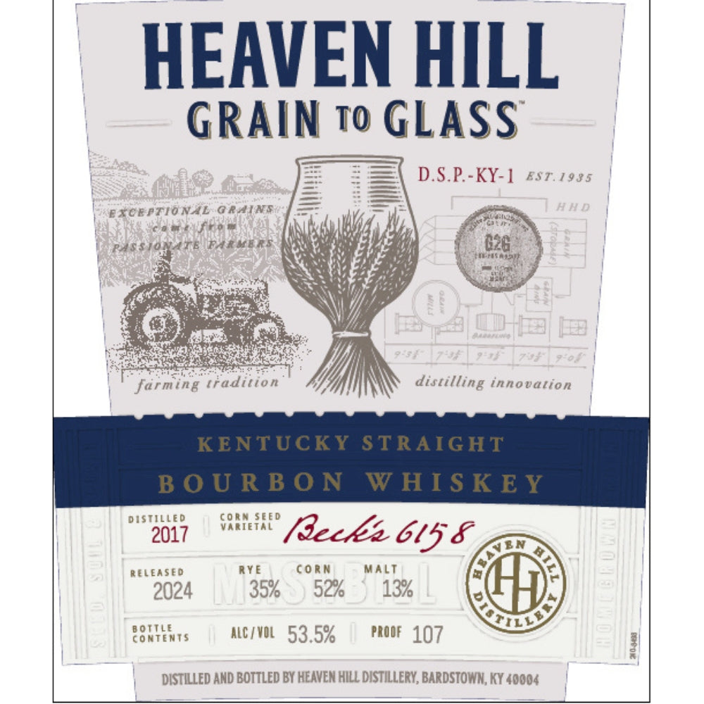 Buy Heaven Hill Grain to Glass Straight Bourbon Whiskey Online -Craft City