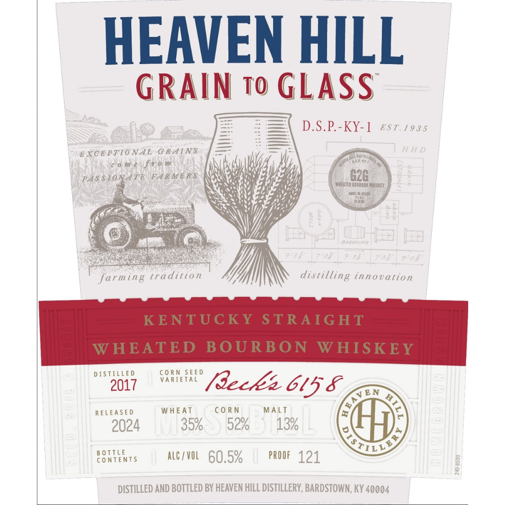 Buy Heaven Hill Grain to Glass Straight Wheated Bourbon Online -Craft City