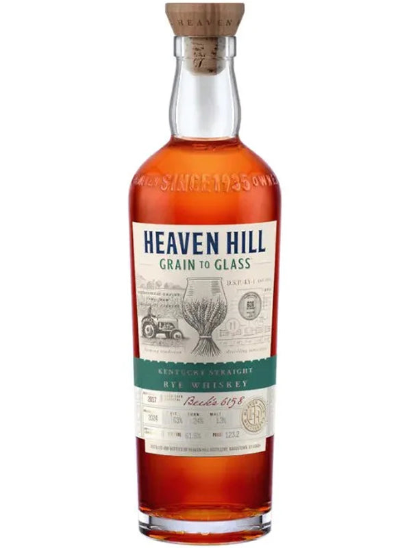 Heaven Hill Grain to Glass Straight Rye Whiskey