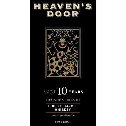 Buy Heavenôs Door Decade Series III 10 Year Old Double Barrel Whiskey Online -Craft City