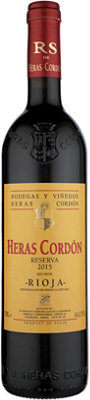 Buy Heras Cordon Rioja Reserva 2015 750ML Online -Craft City