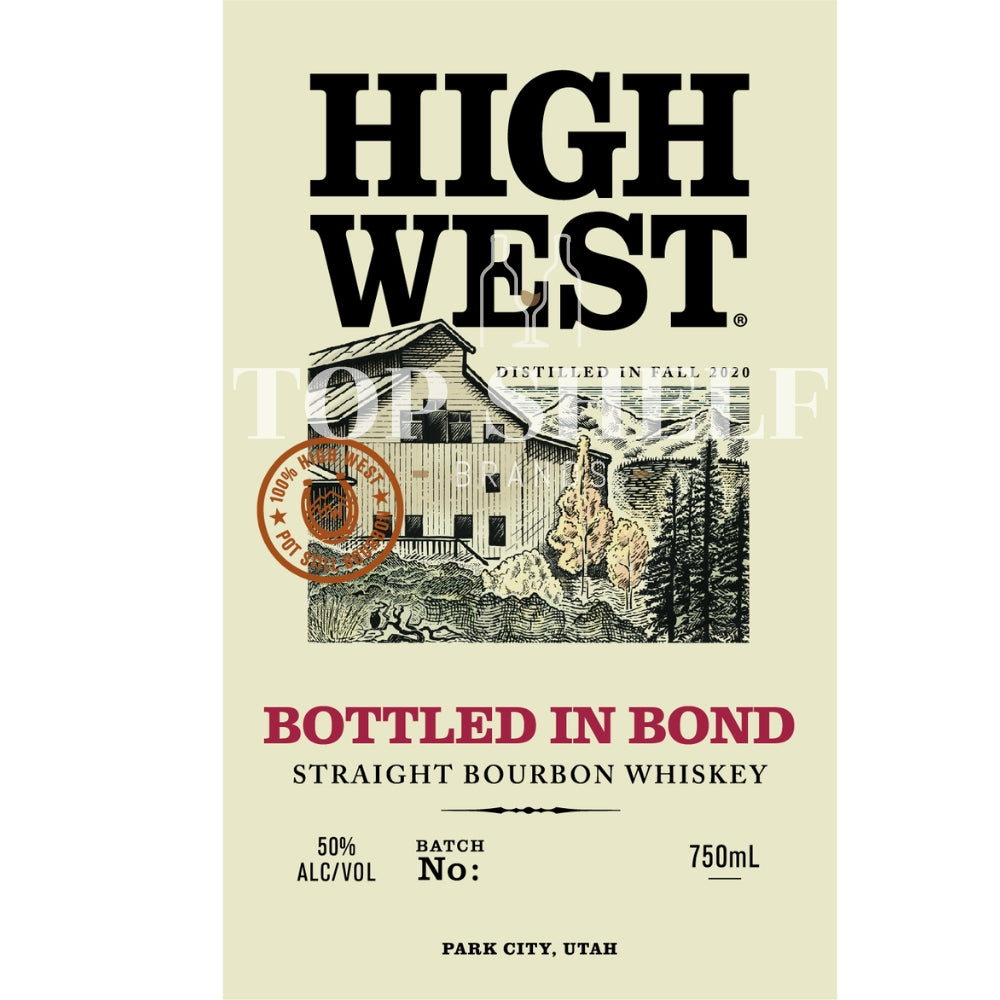 Buy High West Bottled in Bond Bourbon Online -Craft City