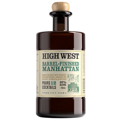 Buy High West Manhattan Barrel Finished Whiskey Cocktail 74 750ML Online -Craft City