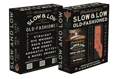 Buy Hochstadter'S Slow & Low Rock & Rye Old Fashioned 84 W/ Flash Tatoo Socks 750ML Online -Craft City