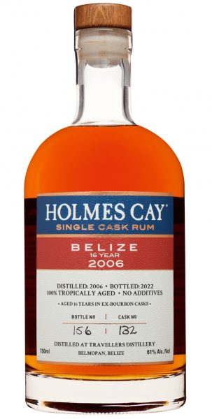 Buy Holmes Cay Single Cask Rum 'Belize - Travellers 2006 - 16 Year' Online -Craft City