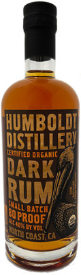 Buy Humboldt Distillery Dark Rum Small Batch 80 750ML Online -Craft City
