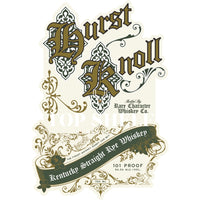 Buy Hurst Knoll Rye Whiskey Online -Craft City