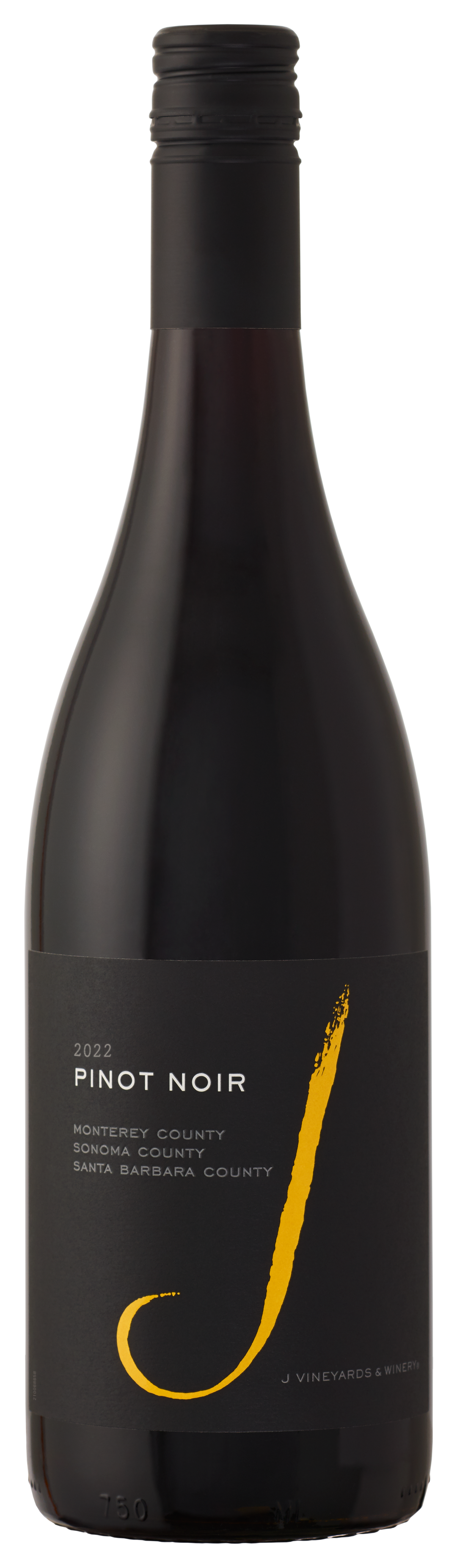 Buy J Vineyards Pinot Noir Monterey/Sonoma/Santa Barbara Barb 22 750ML Online -Craft City