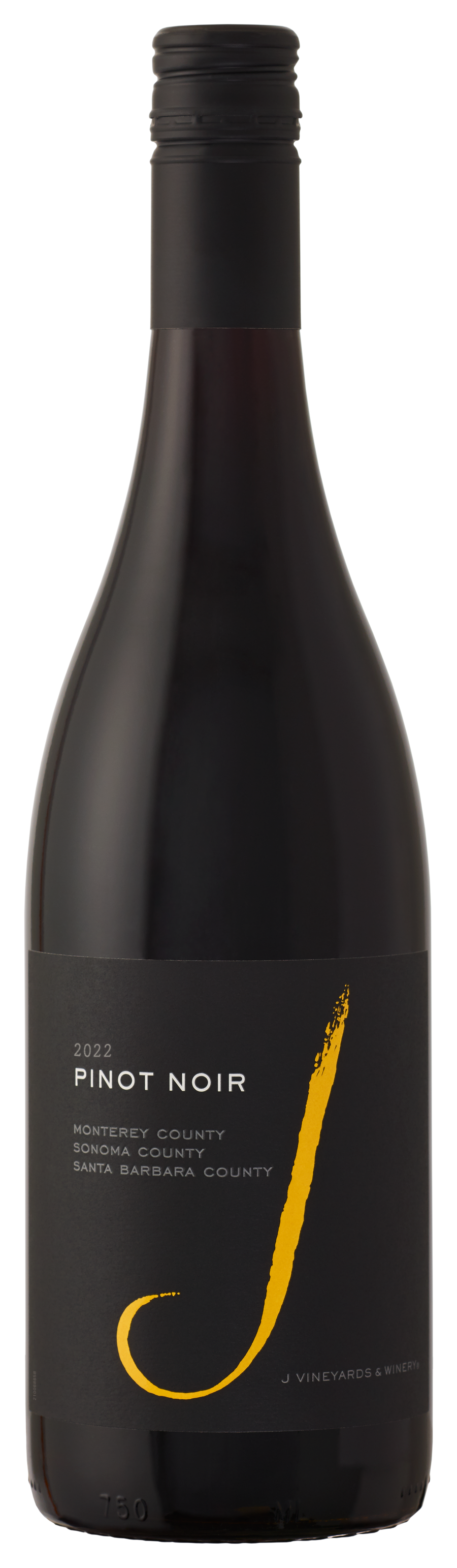 Buy J Vineyards Pinot Noir Monterey/Sonoma/Santa Barbara Barb 22 750ML Online -Craft City