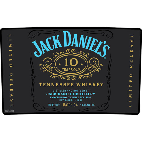 Buy Jack Daniel's 10 Year Old Batch 04 Limited Release Online -Craft City