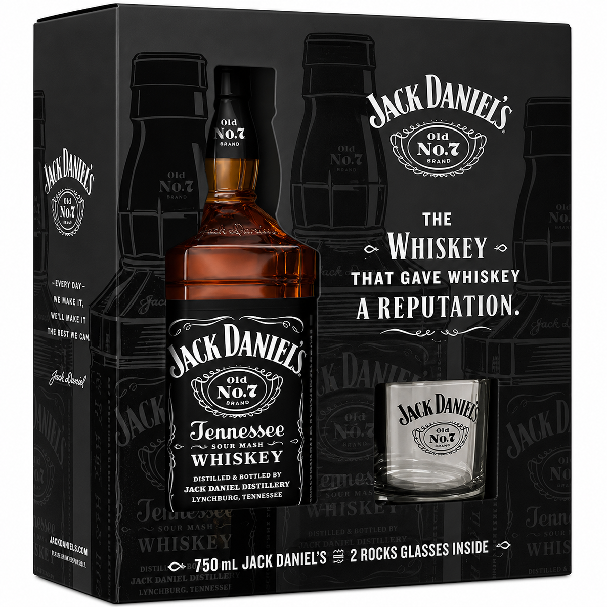 Buy Jack Daniels Black Tennessee Whiskey Gift Set Online -Craft City