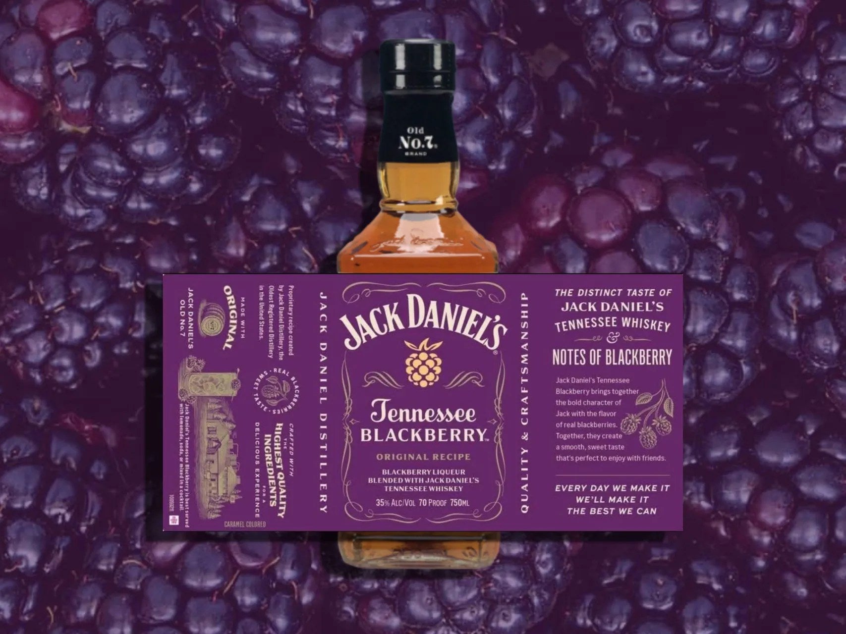 Buy Jack Daniel's Blackberry Tennessee Whiskey Online – Craft City