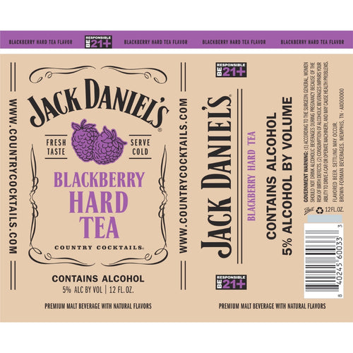 Buy Jack Daniel'•s Country Cocktails Blackberry Hard Tea Online -Craft City