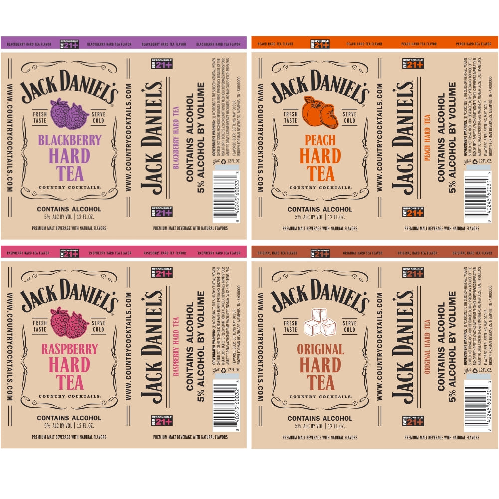 Buy Jack Daniel’s Country Cocktails Hard Tea Variety 12pk Online -Craft City