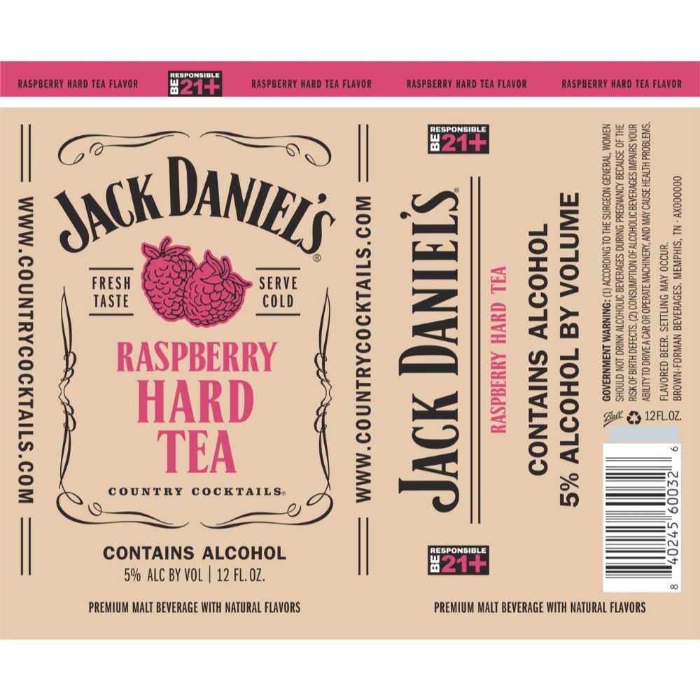 Buy Jack Daniel’s Country Cocktails Raspberry Hard Tea Online -Craft City