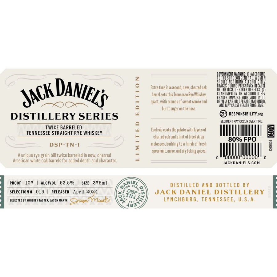 Buy Jack Daniel’s Distillery Series No. 13 Online -Craft City