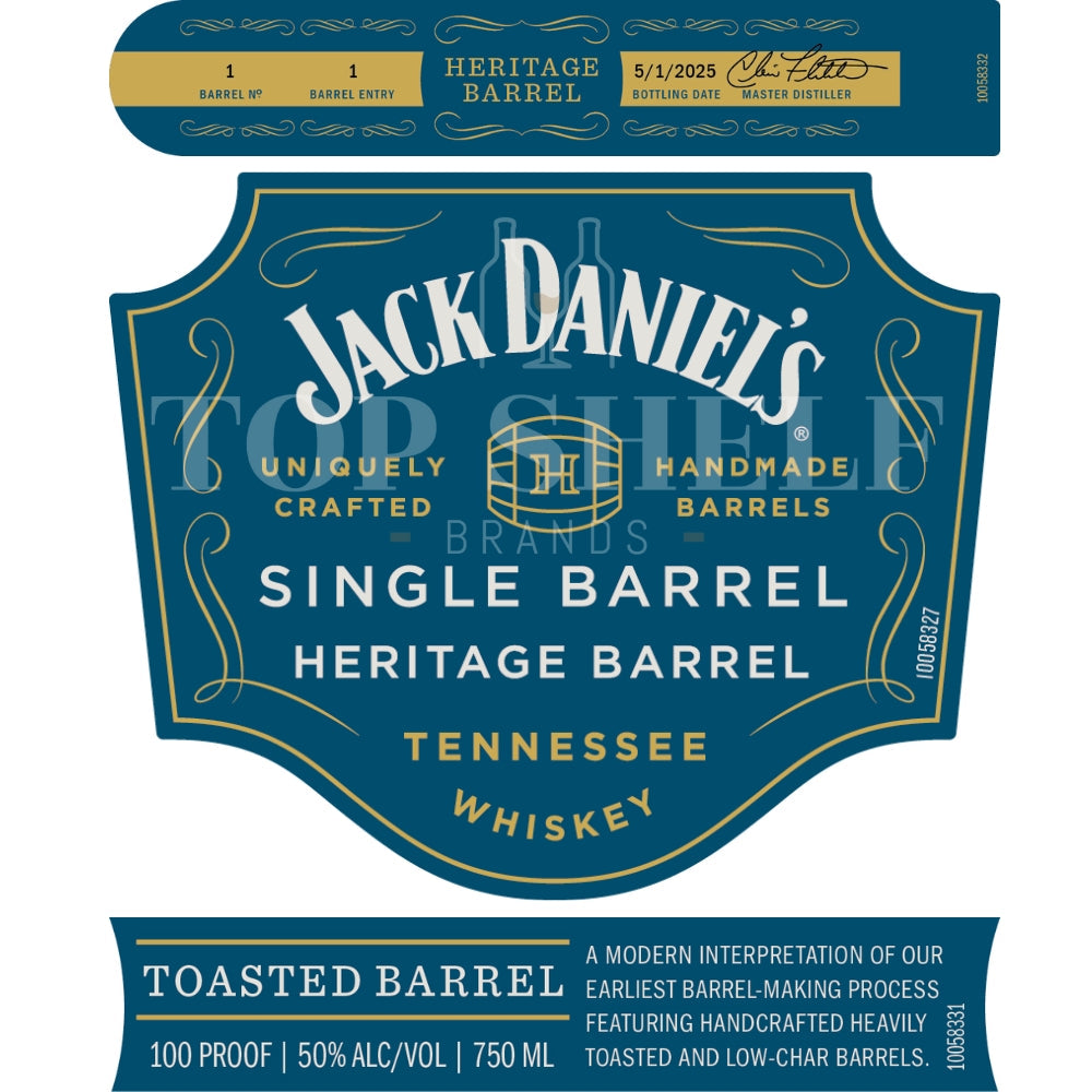 Buy Jack Daniel's Single Barrel Heritage Barrel Toasted Barrel Online -Craft City