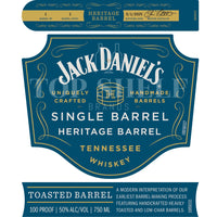 Buy Jack Daniel's Single Barrel Heritage Barrel Toasted Barrel Online -Craft City