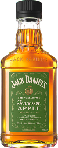 jack daniels tennessee apple flavored whiskey specialty 200ml