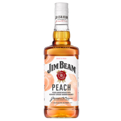 Buy Jim Beam Peach Infused Straight Bourbon 65 750ML Online -Craft City