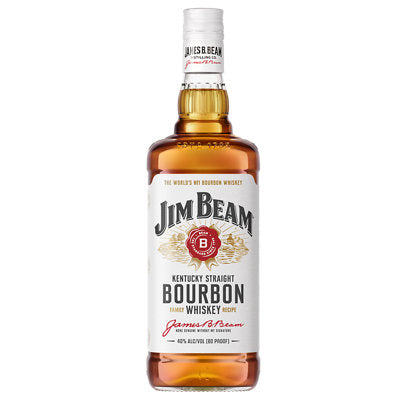 Buy Jim Beam Straight Bourbon White Label 80 1L Online -Craft City