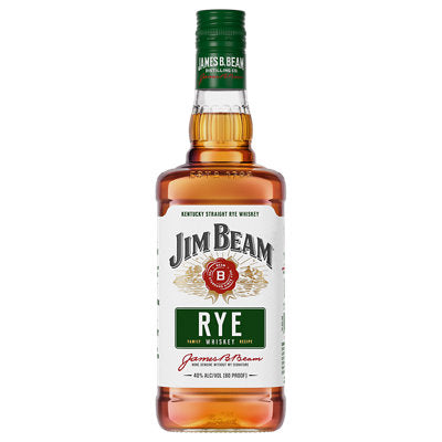 Buy Jim Beam Straight Rye Whiskey 80 750ML Online -Craft City