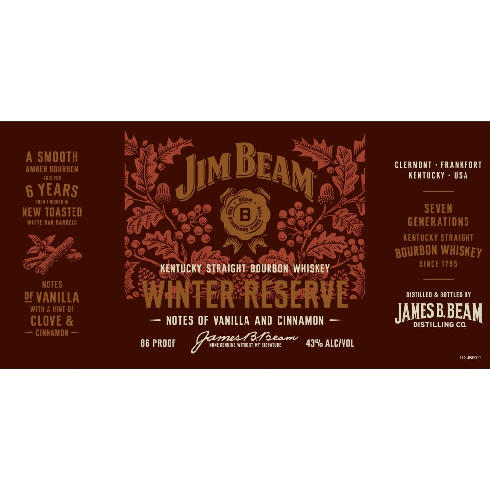Buy Jim Beam Winter Reserve Kentucky Straight Bourbon Online -Craft City
