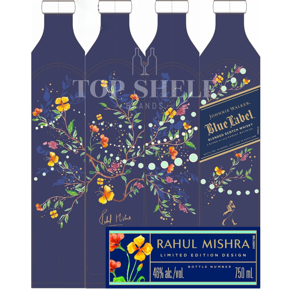 Buy Johnnie Walker Blue Label X Rahul Mishra Limited Edition Online -Craft City