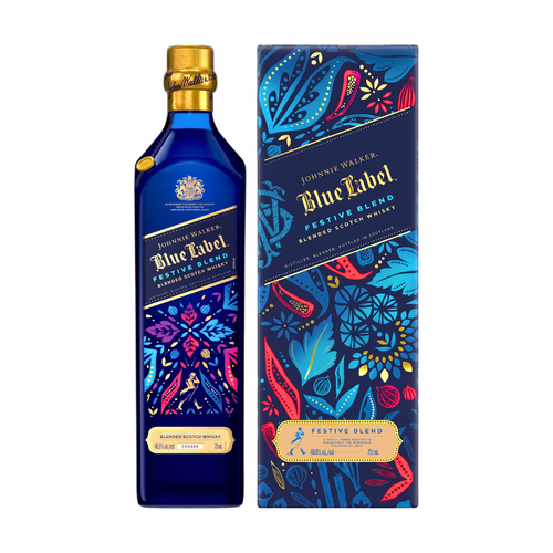 Johnnie Walker Blue Label Festive Blend Limited Edition 750ml bottle