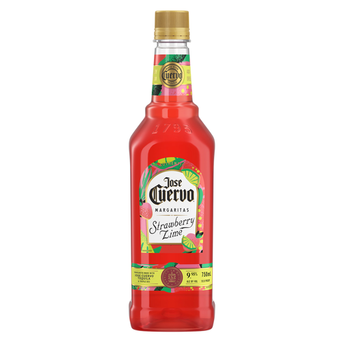 Buy Jose Cuervo Authentic Margarita Strawberry Lime Plastic 750ML Online -Craft City