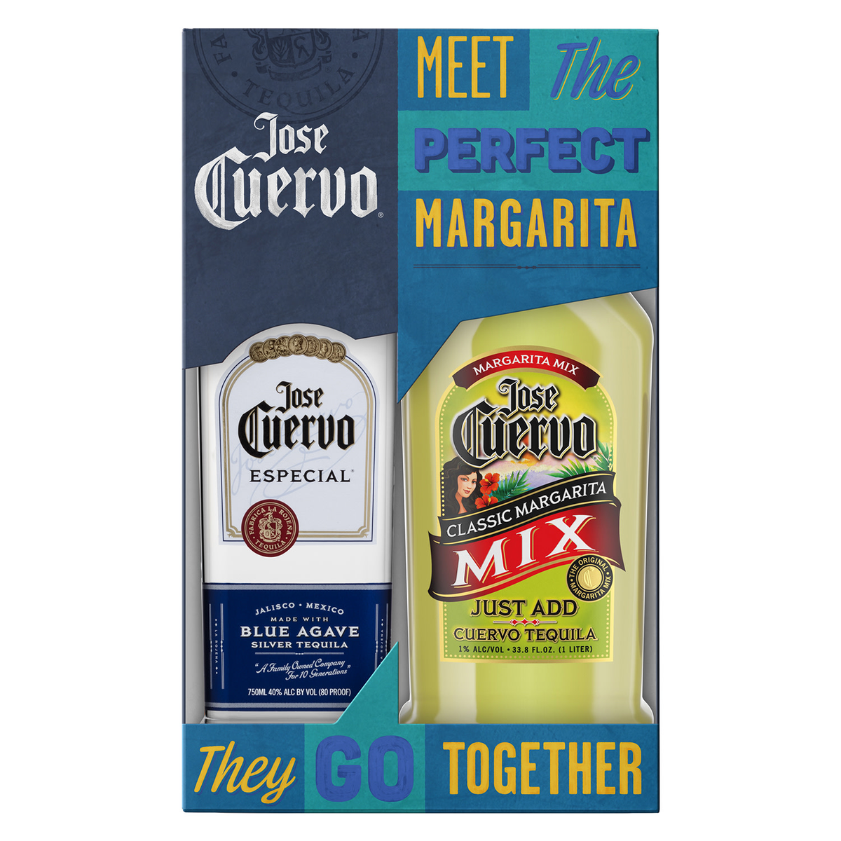 Buy Jose Cuervo Tequila Silver Especial/Margarita Mix 750ML Online -Craft City