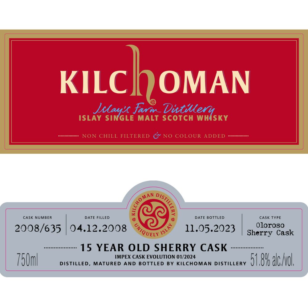 Buy Kilchoman 15 Year Old ImpEx Cask Evolution 01/2024 Online -Craft City