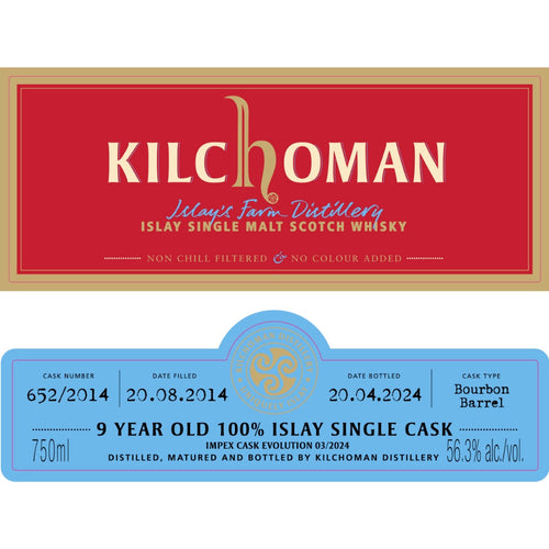 Buy Kilchoman 9 Year Old ImpEx Cask Evolution 03/2024 Online -Craft City
