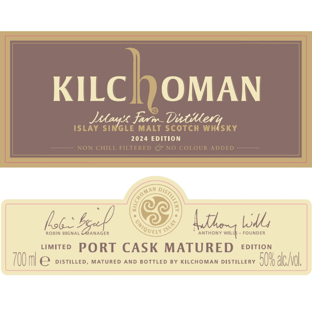 Buy Kilchoman Port Cask Matured 2024 Edition Online -Craft City