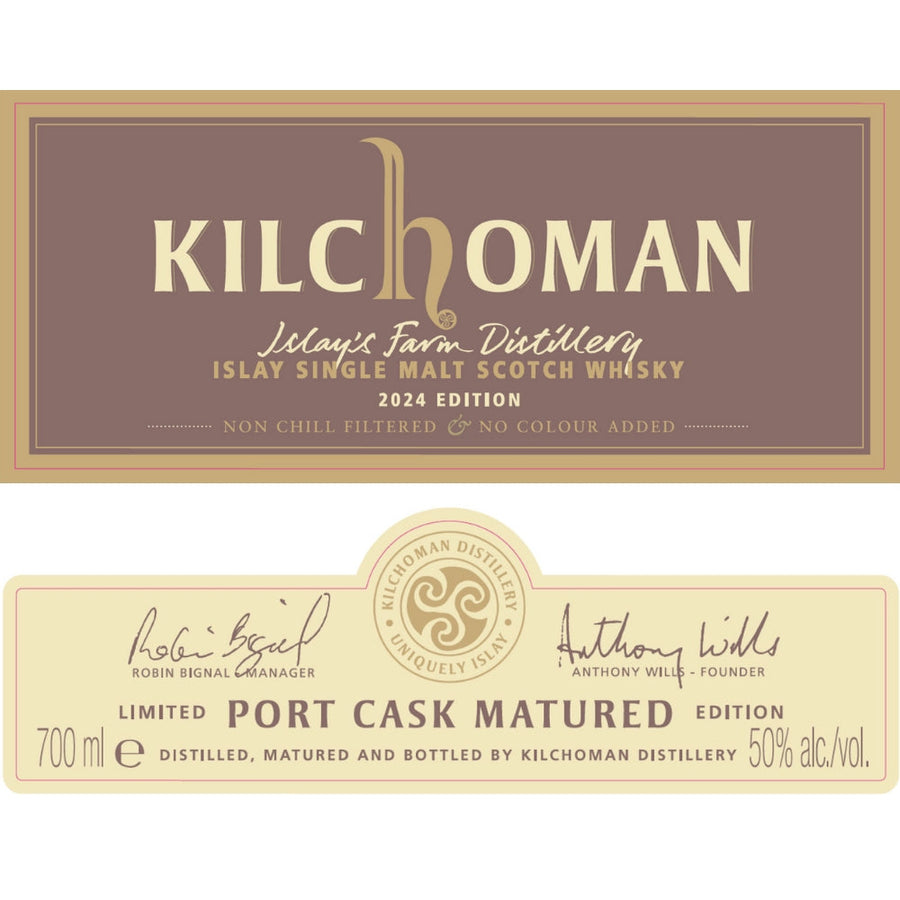 Buy Kilchoman Port Cask Matured 2024 Edition Online -Craft City
