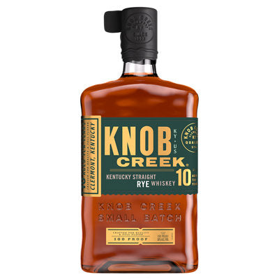 Buy Knob Creek Straight Rye Whiskey Small Batch 10 Yr 100 750ML Online -Craft City