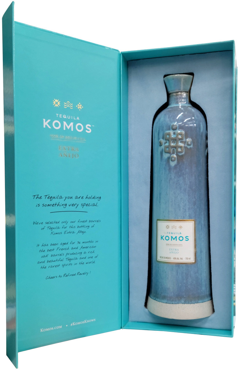 Buy Komos Tequila Extra Anejo Gift 750ML Online -Craft City
