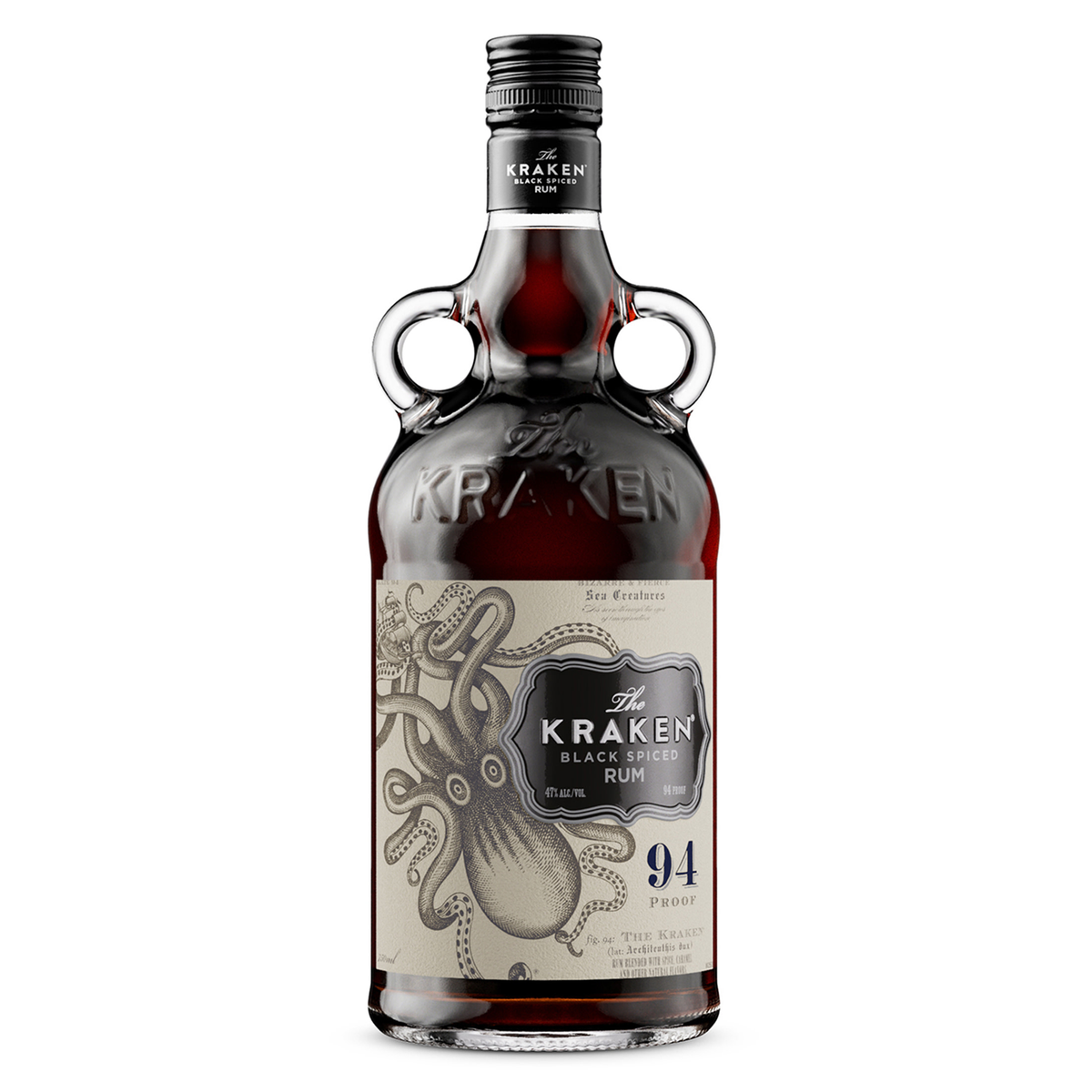 Buy Kraken Rum Spiced White Label 94 750ML Online -Craft City