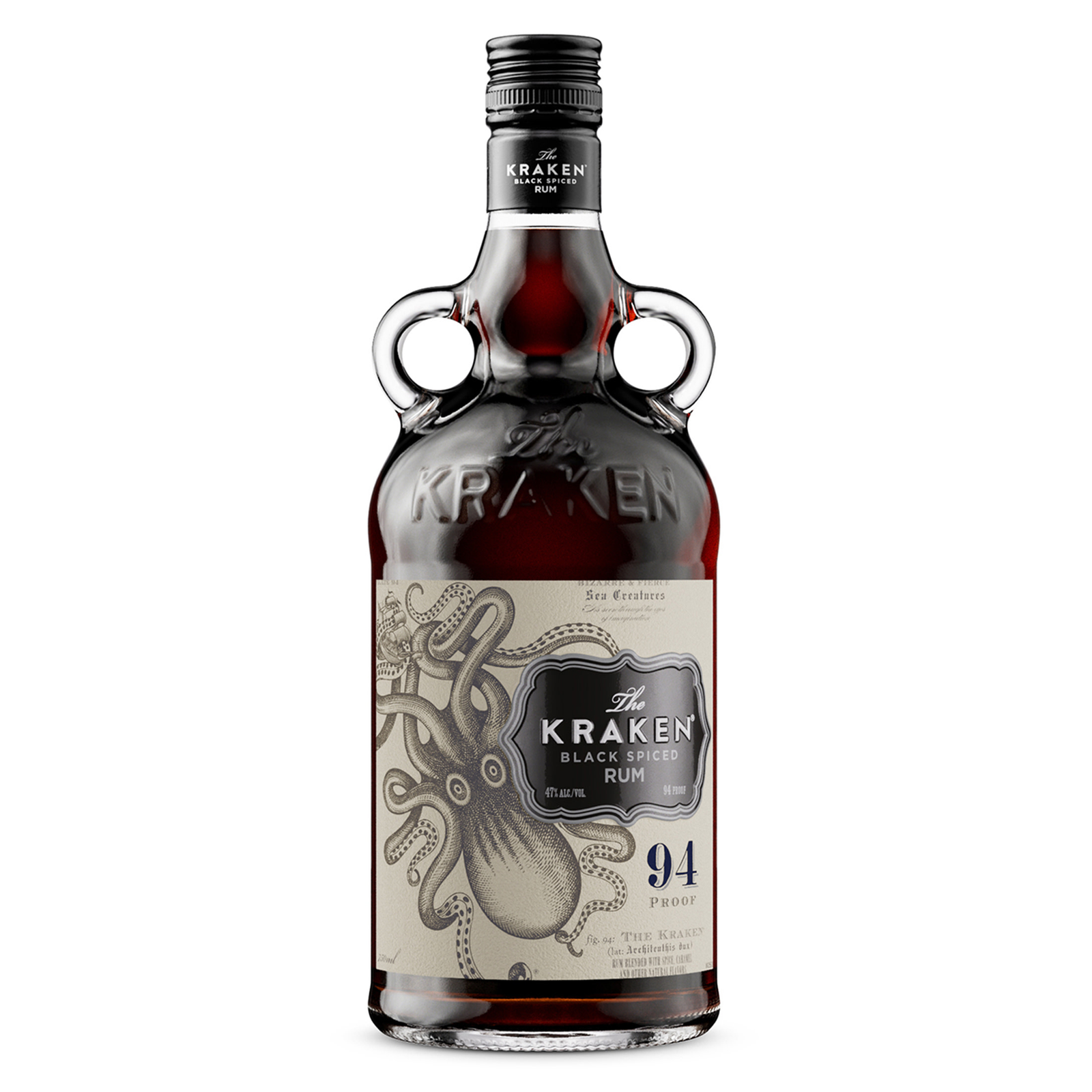 Buy Kraken Rum Spiced White Label 94 750ML Online -Craft City