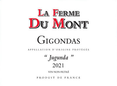 Buy La Ferme Du Mont Gigondas Jugunda 2021 750ML Online -Craft City