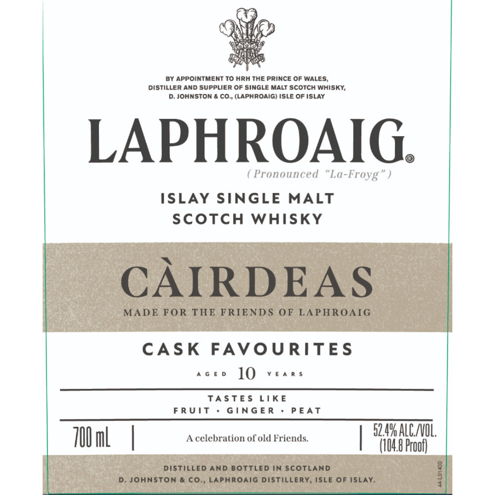 Buy Laphroaig Cirdeas Cask Favourites 10 Year Old Online -Craft City