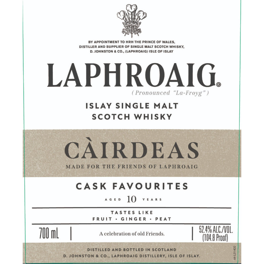 Buy Laphroaig Cirdeas Cask Favourites 10 Year Old Online -Craft City