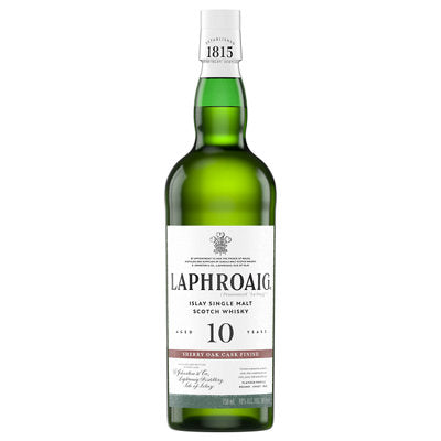 Buy Laphroaig Single Malt Scotch Sherry Oak Finished 10 Yr 96 750ML Online -Craft City