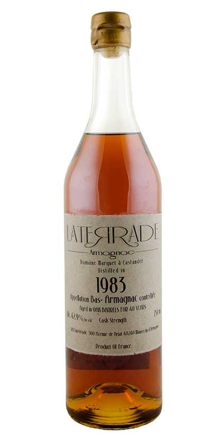Buy Laterrade Vintage Armagnac, 'Domaine de Marquet, 1983' Online -Craft City