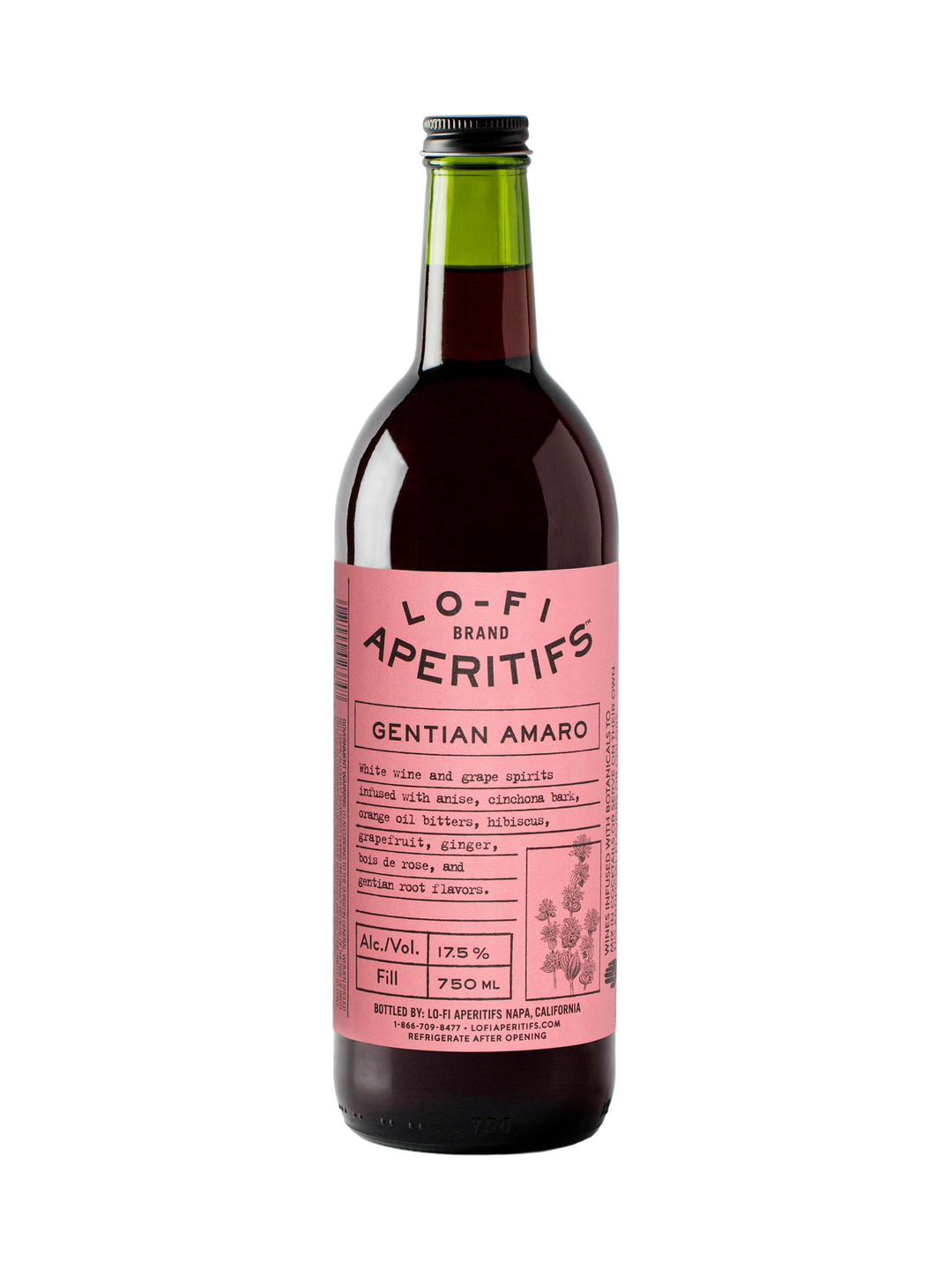 Buy Lo Fi Amaro Gentian 750ML Online -Craft City